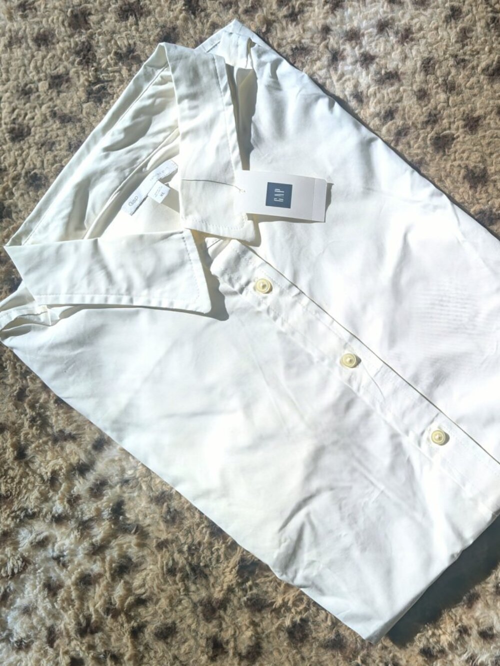 GAP Tailored Shirt - Professional - Button Front & Cuffs - XL - NWT